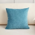 thumbnail image 1 of Throw Pillow Set Decorative Square Cushion - Soft Velvet Sofa Cushion for Living Room Couch Bedroom Chair - Lumbar Support Pillow for Home Office - 16x16 Inch with Removable Cover, 1 of 7