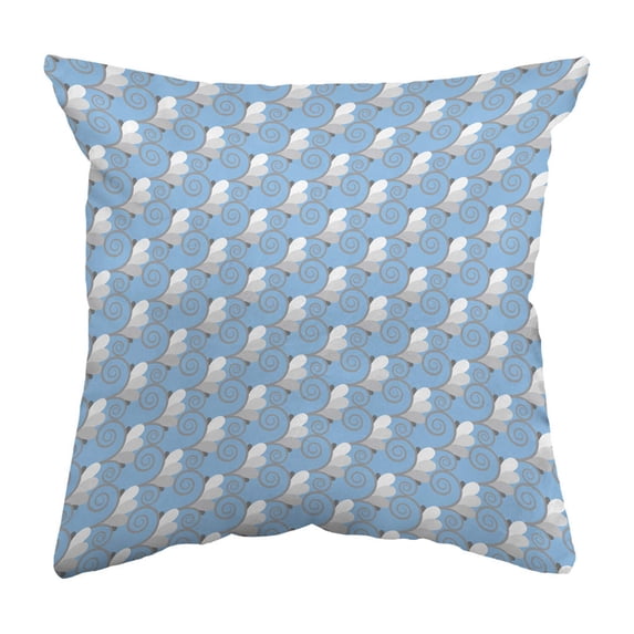 Throw Pillow Spiral Buds