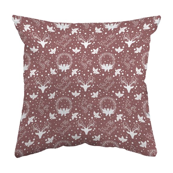 Throw Pillow Yule Pattern