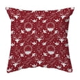 thumbnail image 1 of Throw Pillow Yule Pattern, 1 of 5