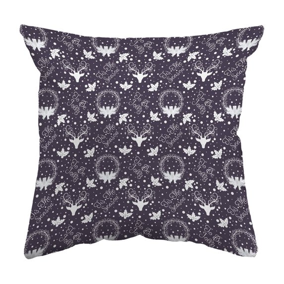 Throw Pillow Yule Pattern