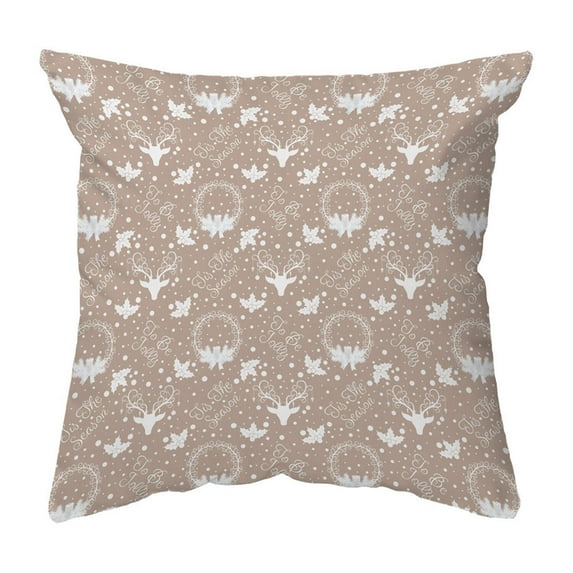 Throw Pillow Yule Pattern
