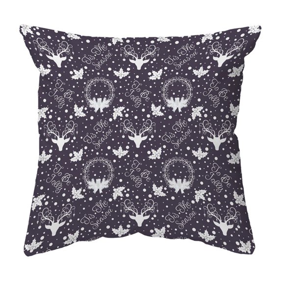 Throw Pillow Yule Pattern