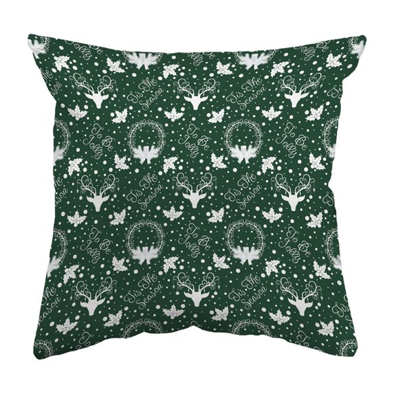 Throw Pillow Yule Pattern