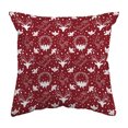 thumbnail image 1 of Throw Pillow Yule Pattern, 1 of 4