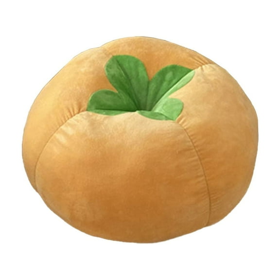 Throw Pillows Decorative Cushions Cute Fruit Shaped Sofa Pillow, 9.84 Inch Soft Plush Cotton Cushion for Living Room Bedroom Home Decor, Red Brown Yellow Color, Stress Relief Hugging Cushion