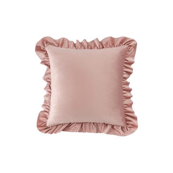 Throw Pillows,Decorative Pillows,Velvet Lace Pillow Cover, Disassembled Washable Throw Pillow Case, Soft Home Decorative Cushion Cover for Couch Bedroom Living Room(Pink 18*18in)