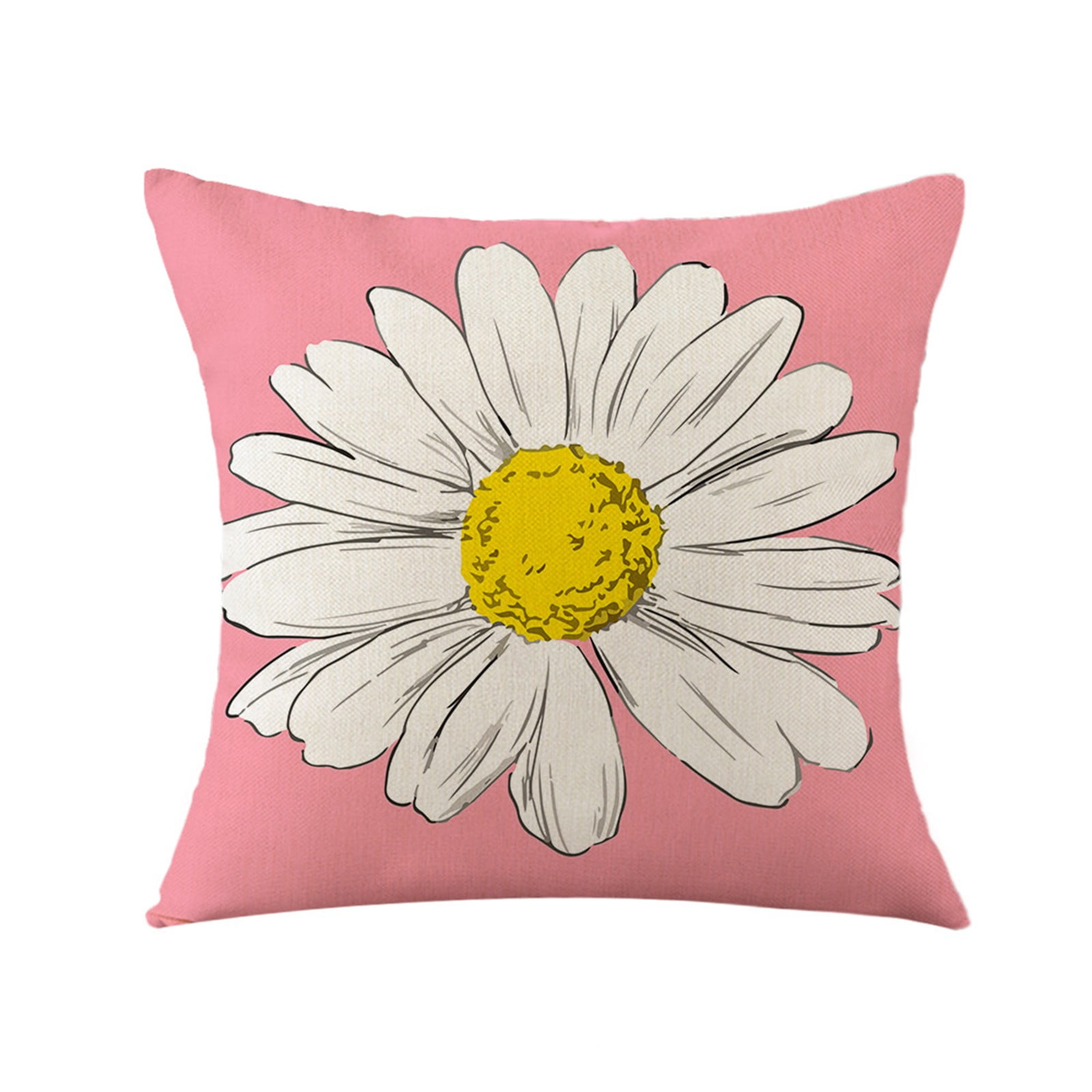 Throw Pillows with Included Satin Pillowcase for Hair And Skin Standard