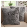 Throw Pillows for Couch with Inserts Included Soft Shaggy Long Hair