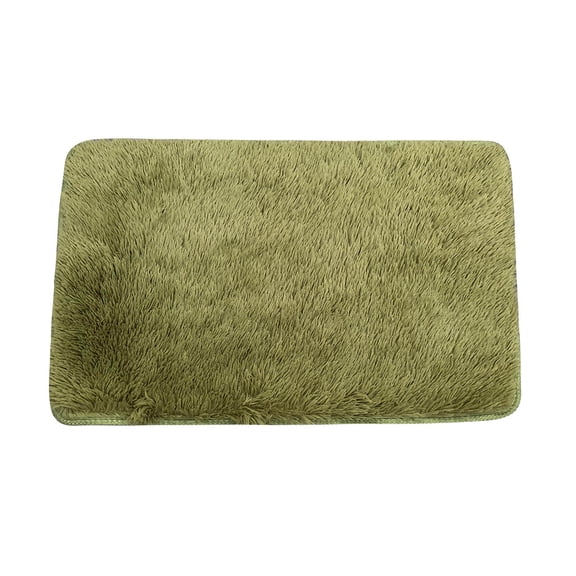 Throw Rugs for Bedroom, 16“x 24” Non Slip Mini Area Rug, Door Entryway Indoor Inside Front Entrance Mat, Home Decor Aesthetic - Army Green