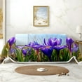 thumbnail image 1 of Throw Sofa Cover Soft Washable Decorative Couch Covers for 3 Cushion with Tassels Furniture Protector for Pets and Kids 71x102in, 1 of 5