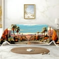 thumbnail image 1 of Throw Sofa Cover Soft Washable Decorative Couch Covers for 3 Cushion with Tassels Furniture Protector for Pets and Kids 71x118in, 1 of 5