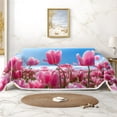 thumbnail image 1 of Throw Sofa Cover Soft Washable Decorative Couch Covers for 3 Cushion with Tassels Furniture Protector for Pets and Kids 91x134in, 1 of 5