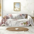 thumbnail image 1 of Throw Sofa Cover Soft Washable Decorative Couch Covers for 3 Cushion with Tassels Furniture Protector for Pets and Kids 91x134in, 1 of 5