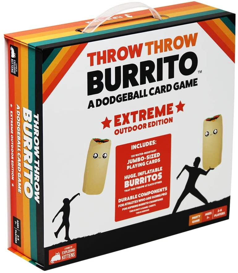 Exploding Kittens Throw Throw Burrito Extreme Outdoor Game