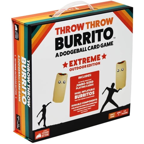 Throw Throw Burrito Extreme Outdoor Party Game by Exploding Kittens, Ages 7 and up, 2-6 Players