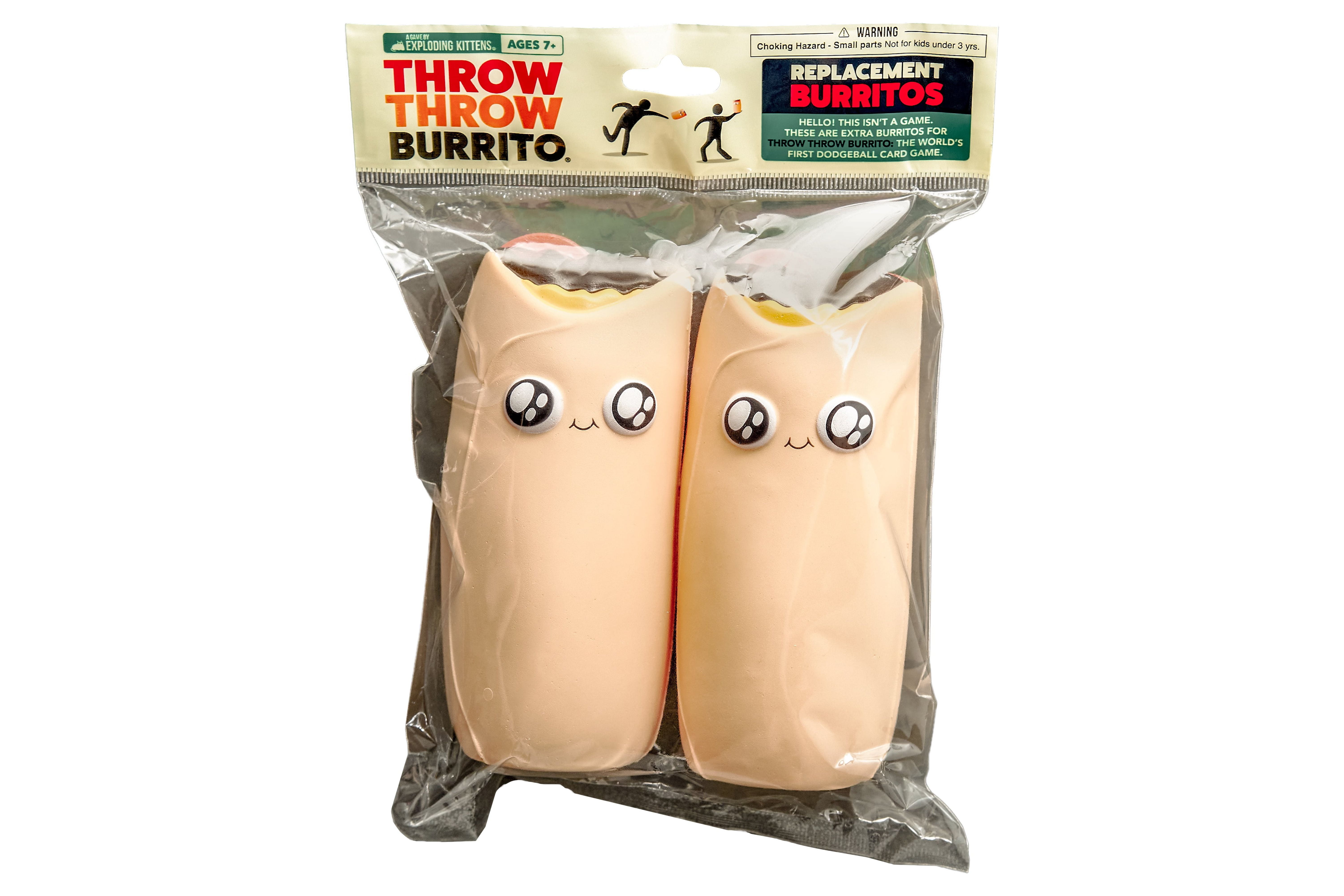 Throw Throw Burrito Official Replacement Burritos for Throw Throw Burrito  Party Game from Exploding Kittens