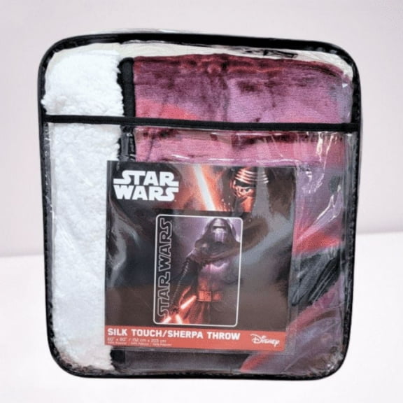 Throw blanket Kylo ren #02 star wars darth night for kid's toddler bedding super soft silk touch sherpa fleece