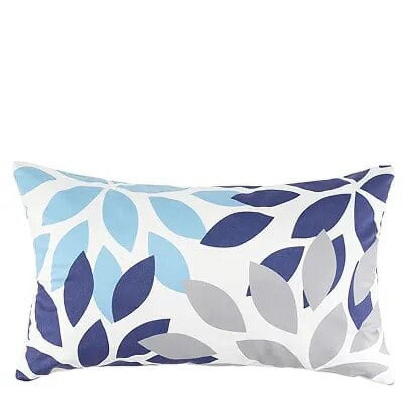 Throw pillowcase navy blue sky pillowcase teal and gray pillowcase