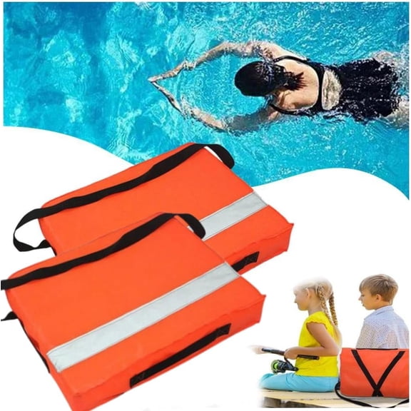 Throwable Flotation Device,Throwable Boat Cushion,Portable Waterproof Marine Throw Cushions,Portable Swimming Aid Float for Fishermen Kayakers Water Sports Save Teams