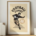 thumbnail image 1 of Throwback Football Print American Football Art Poster Retro Sports Wall Art Home Office Sports Decor Football Gift For Football Fan Wall Art, Modern Wall Decor, 8x12 UNFRAMED, 1 of 2