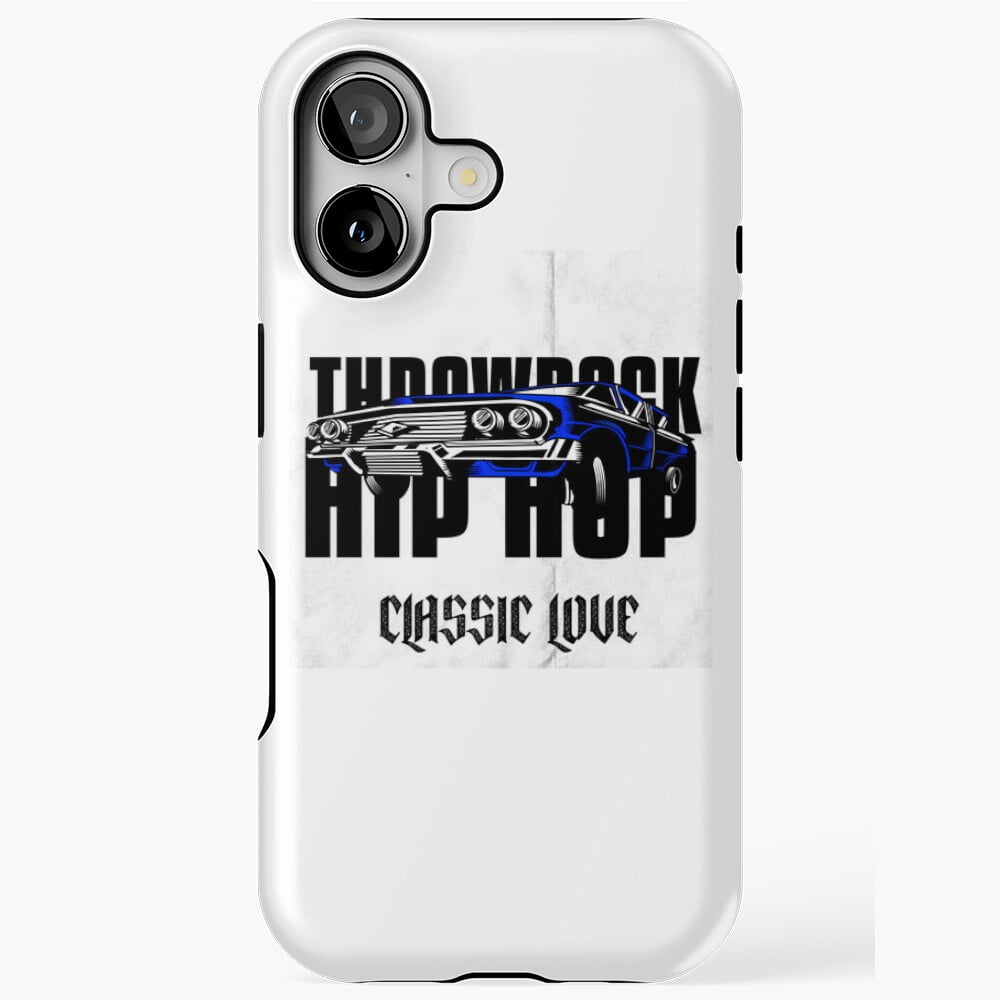 Throwback Inspired Classic Retro Hip Hop Tribute Artwork iPhone Case 17 ...