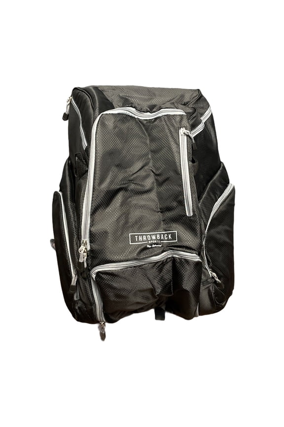 Sports Gametime Pack Lacrosse Backpack with Cooler Nylon Black