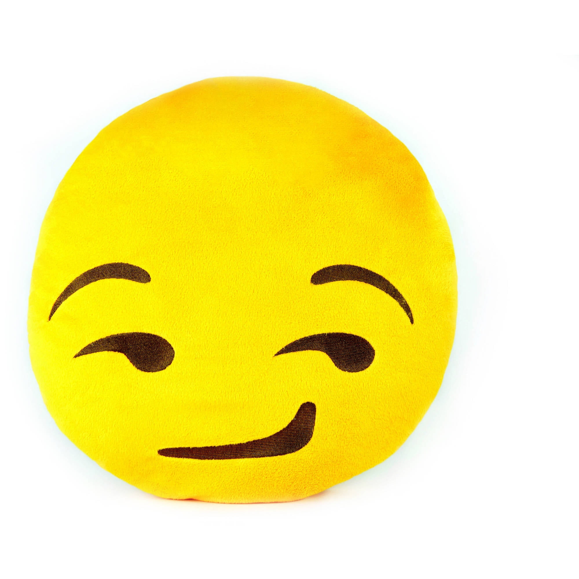  Funny Emoticon Apparel Smirking Emoticon Face with Wry Smile Cat  Throw Pillow, 18x18, Multicolor : Home & Kitchen