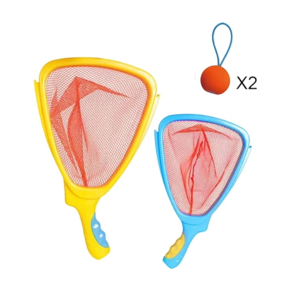 Throwing And Catching Racket Set, Indoor Outdoor Sports Toy , with 2 rackets and 2 balls Gift , Beach And Backyard Entertainment