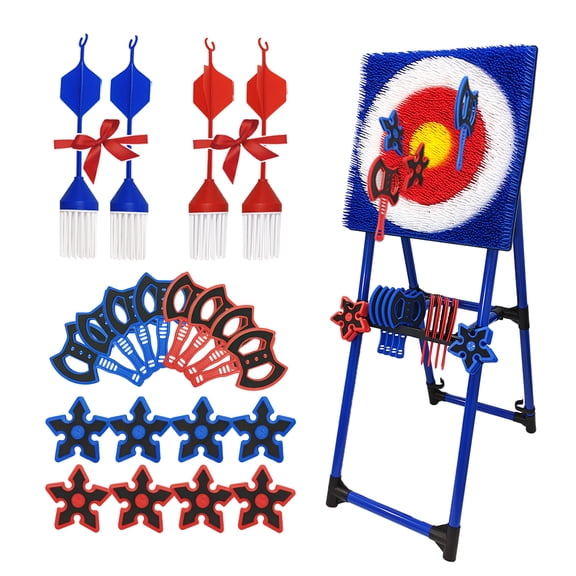 Zplin Axe Throwing Game Backyard Set for Adults, Indoor Game with 16 Darts