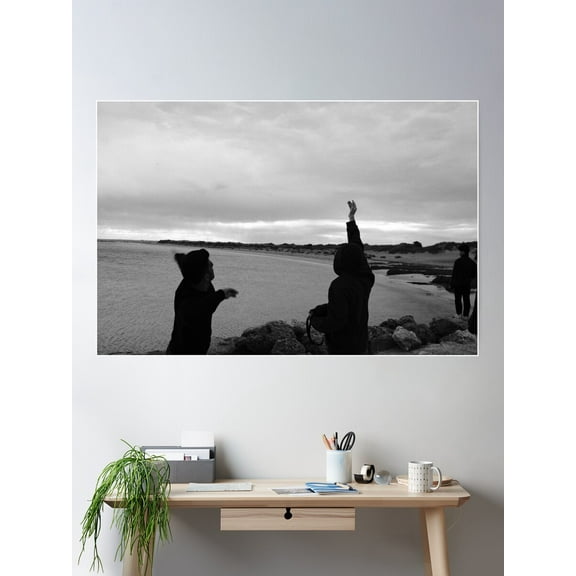 Throwing Dreams Into The Horizon Poster Wall Art, Modern Wall Decor For Living Room Bedroom, 24x36 UNFRAMED