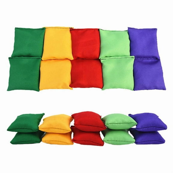 Throwing Game, Outdoor Throwing Game, Square Solid Color Double Layer Leakproof Sandbag