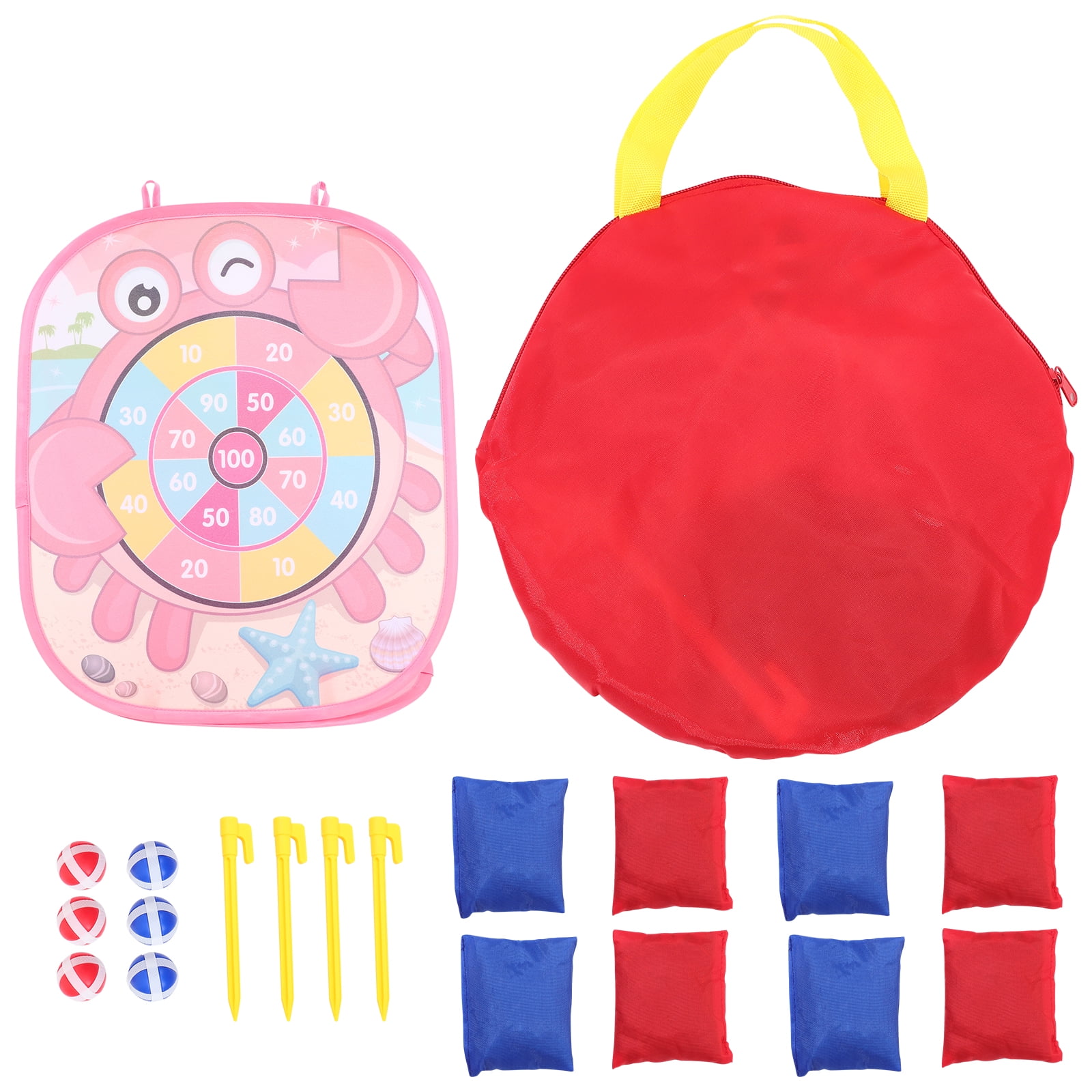 Throwing Game Tent Beanbags for Kids Balance Toys Hand Eye Coordination