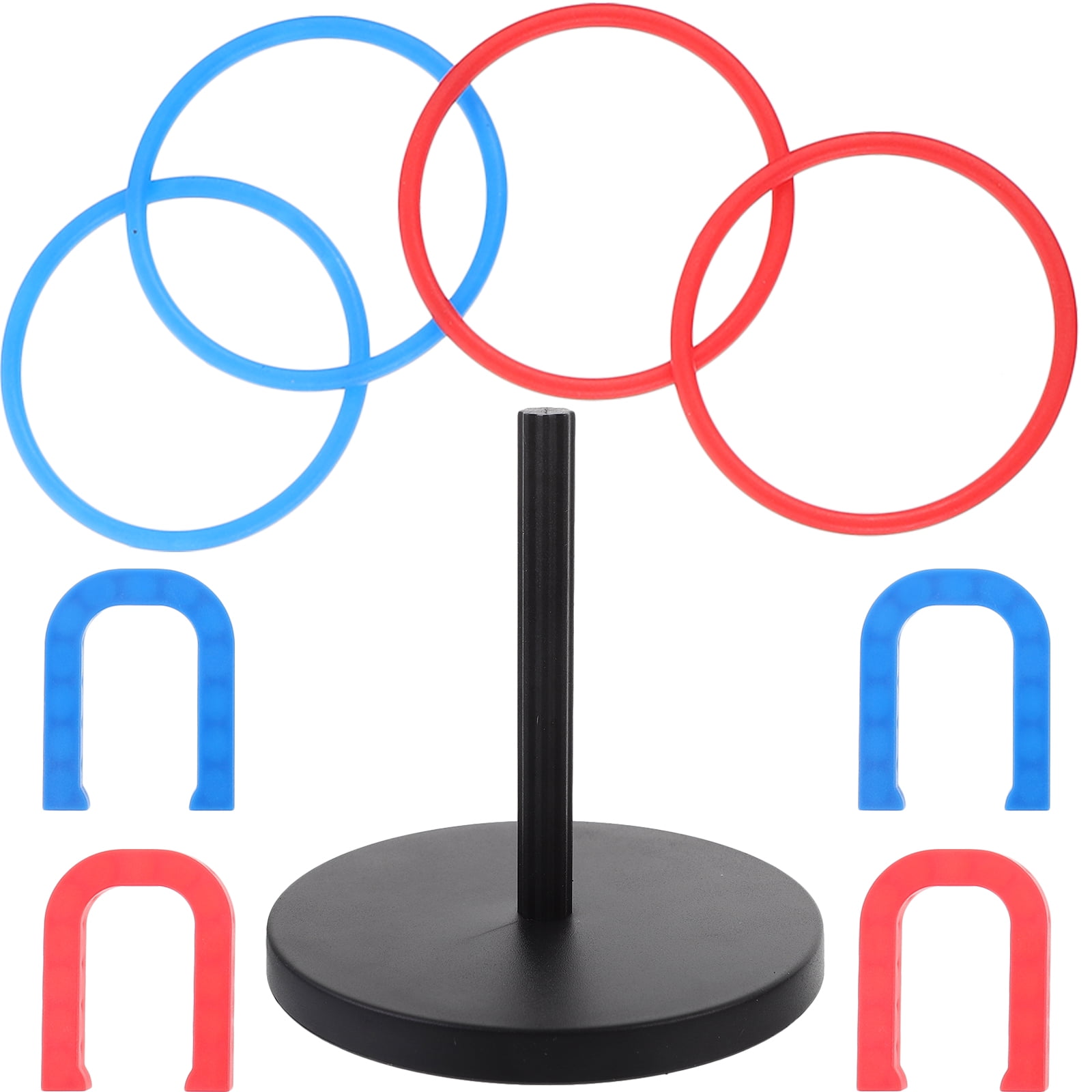 Throwing Rings Educational Toys Safe Horseshoe Game for and Adults Child Puzzle 2 Kit/18Pcs