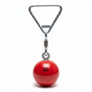 Throwing Weight Hammers Solid Iron Lathe-Turned Ball with Ball Bearing Swivel & Wide Grip Handle, 12 lb