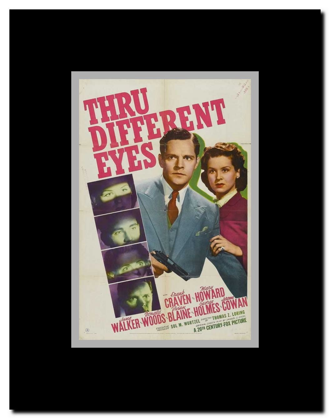 Thru Different Eyes Framed Movie Poster