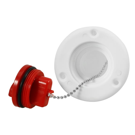 Thru Hull Scupper Flapper Valve Thru Hull Fittings Fits ID Hose Fits Hulls Up to Thick Through Hull Fittings for Boats