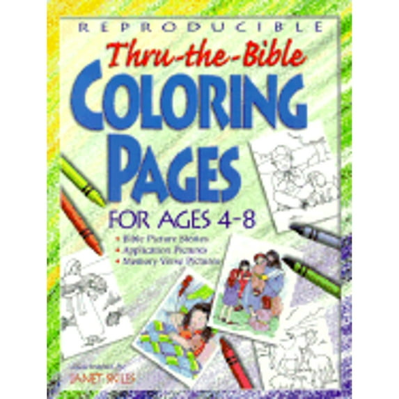 Pre-Owned Thru The Bible Coloring Pages (Teacher Training Series) (Paperback) 0784709971 9780784709979
