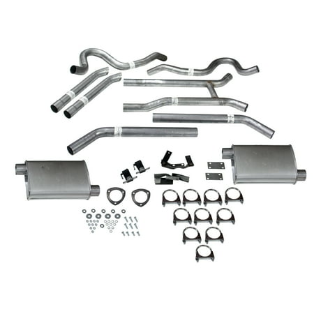 Thrush 89023 Exhaust System Kit Fits select: 1970 CHEVROLET MALIBU, 1966-1969 CHEVROLET CHEVELLE