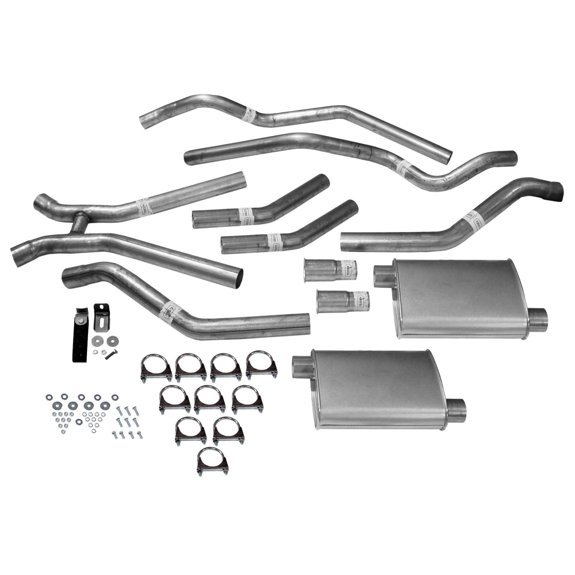 Thrush 89027 Exhaust System Kit Fits select 19691972 CHEVROLET C10, 19691972 CHEVROLET C20