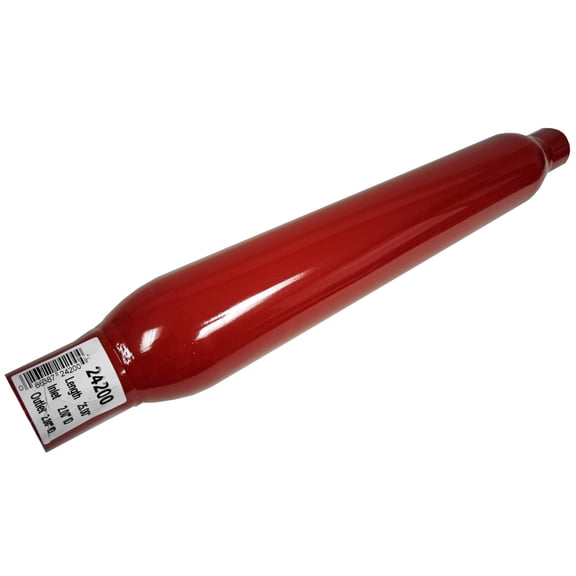 Thrush Glasspack Customizable Vehicle Mufflers, Red, 28.00 in x 4.00 in x 4.00 in, 6 lb