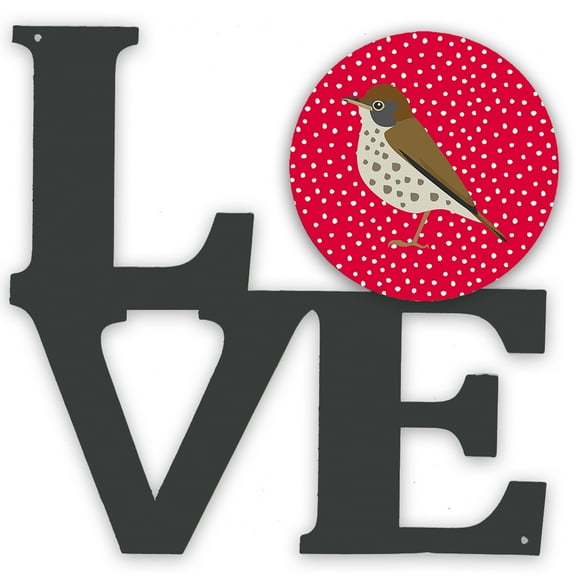 Thrush Love Metal Wall Artwork LOVE