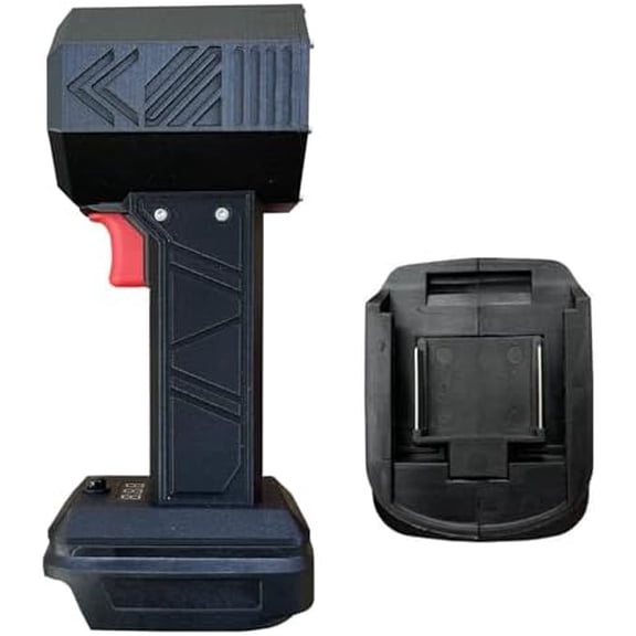 Thrust 1kgElectric Cordless Leaf Blower, Handheld Electric Leaf Blower, Mini Jet Dry Blower Large car Dryer air Blower Turbo Fanfor Lawn, Outdoor, Car, Home (for makita batterisno batteris)