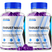 Thrust Maxx Male Performance Gummies Maximum Strength Advanced Supplement for Men 120 Gummies