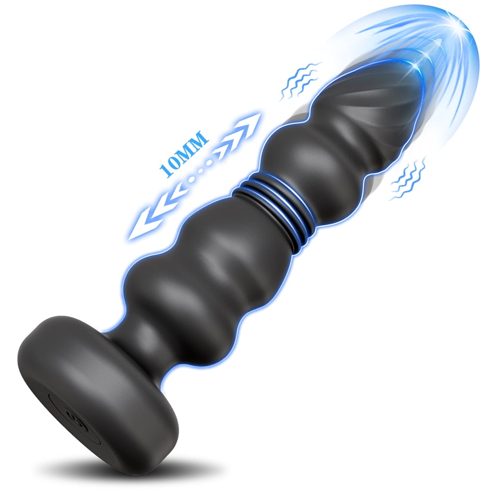 Thrusting Anal Vibrator, 9 Vibration Prostate Massagers , Butt Plug Anal Sex Toys for Man