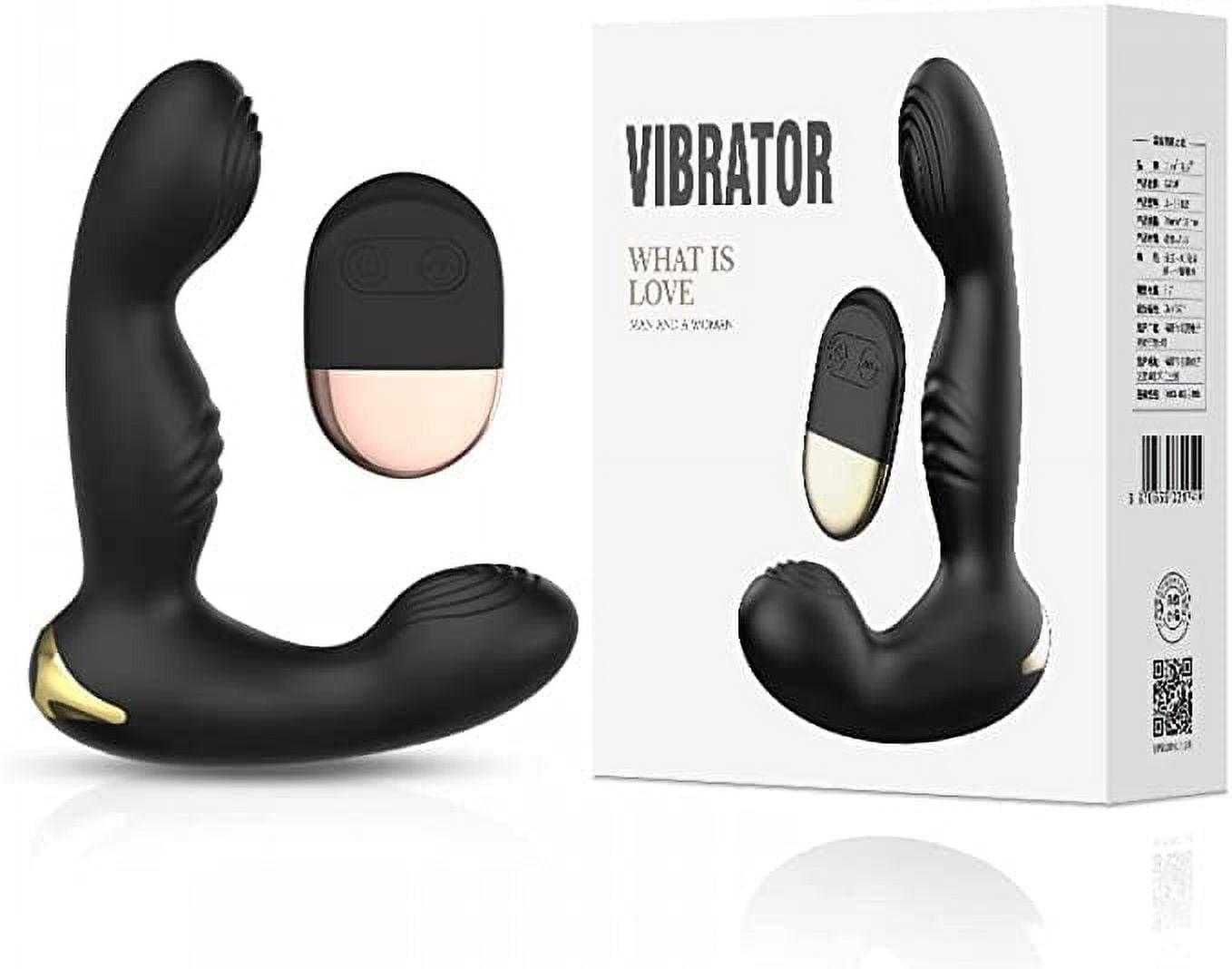 Thrusting Anal Vibrator Prostate Massager, Remote Control Butt Plug