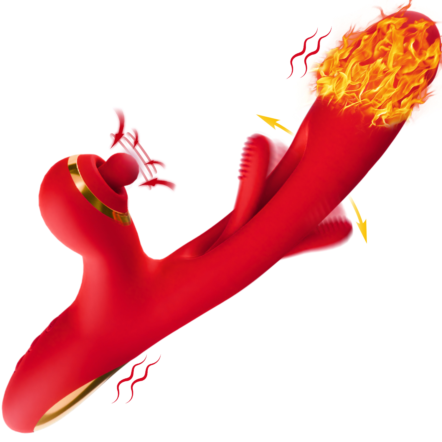 Thrusting Dildo Vibrator Adult Toys For Women SENSIVO 3 In 1 G Spot 