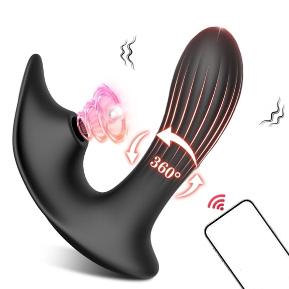 Thrusting Vibrator Sex Toys, Dildo Vibrators Female Sex Toy with 9 Thrusting & 9 Licking Patterns & 9 Flapping Modes,G Spot Vibrator Women Adult Toys for Women,Couples Toys Red