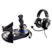 Thrustmast T-Flight Hotas 4 with Rainbow 6 Edition T-Assault Headset Bundle, Thrustmaster, Playstation 4
