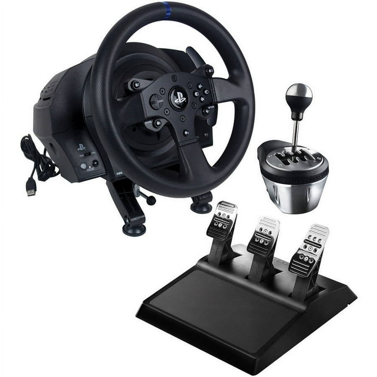 Thrustmaster 4169072 PS4 T300 Wheel, 4060059 TH8A Add-On Gearbox